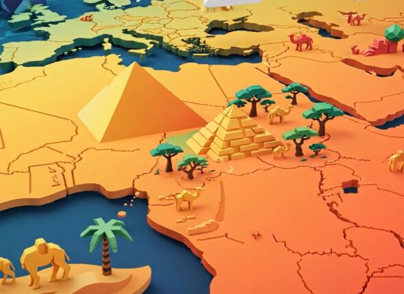 bản đồ chau phi